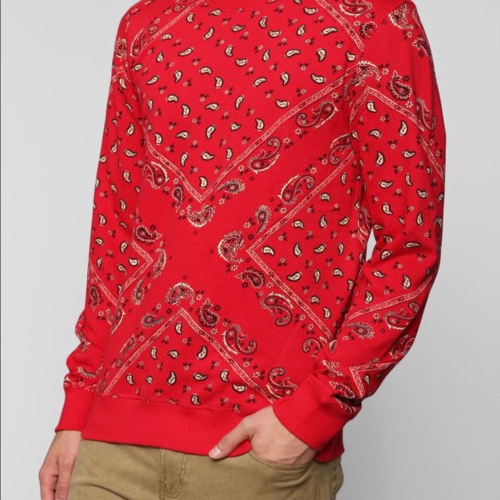 Urban Outfitters character hero red terry sweatshirt 100 cotton